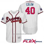Camiseta Beisbol Hombre Atlanta Braves 40 Bartolo Colon Blanco 2017 All Star Flex Base