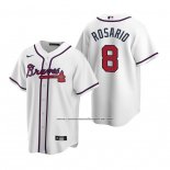 Camiseta Beisbol Hombre Atlanta Braves Eddie Rosario Replica Primera Blanco