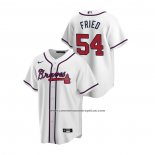 Camiseta Beisbol Hombre Atlanta Braves Max Fried Primera Replica Blanco