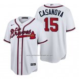 Camiseta Beisbol Hombre Atlanta Braves Paul Casanova Hispanic Heritage Autentico Blanco