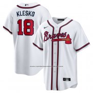 Camiseta Beisbol Hombre Atlanta Braves Ryan Klesko Primera Retired Replica Blanco