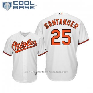 Camiseta Beisbol Hombre Baltimore Orioles Anthony Santander Cool Base Primera Blanco