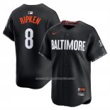 Camiseta Beisbol Hombre Baltimore Orioles Cal Ripken Jr 2025 City Connect Limited Negro