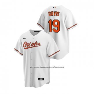 Camiseta Beisbol Hombre Baltimore Orioles Chris Davis 2020 Replica Primera Blanco