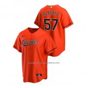 Camiseta Beisbol Hombre Baltimore Orioles Hanser Alberto Alterno Replica Naranja