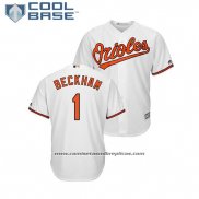 Camiseta Beisbol Hombre Baltimore Orioles Tim Beckham Cool Base Primera Blanco