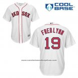 Camiseta Beisbol Hombre Boston Red Sox 19 Frojo Lynn Blanco Primera Cool Base