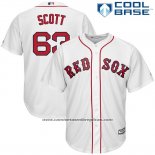 Camiseta Beisbol Hombre Boston Red Sox 63 Robby Scott Blanco Primera Cool Base