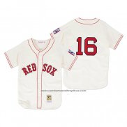 Camiseta Beisbol Hombre Boston Red Sox Andrew Benintendi 1939 Autentico Primera Crema