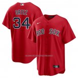 Camiseta Beisbol Hombre Boston Red Sox David Ortiz Alterno Replica Rojo