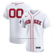Camiseta Beisbol Hombre Boston Red Sox Elite Primera Personalizada Blanco