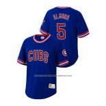 Camiseta Beisbol Hombre Chicago Cubs Albert Almora Jr Cooperstown Collection Azul