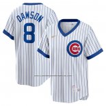 Camiseta Beisbol Hombre Chicago Cubs Andre Dawson Primera Cooperstown Collection Blanco