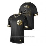 Camiseta Beisbol Hombre Chicago Cubs Anthony Rizzo 2019 Golden Edition Negro