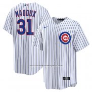 Camiseta Beisbol Hombre Chicago Cubs Greg Maddux Retired Primera Replica Blanco