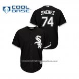 Camiseta Beisbol Hombre Chicago White Sox Eloy Jimenez Cool Base Alterno Negro