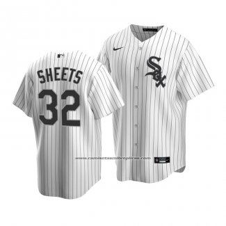 Camiseta Beisbol Hombre Chicago White Sox Gavin Sheets Replica Blanco