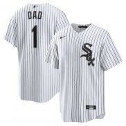 Camiseta Beisbol Hombre Chicago White Sox NO 1 Dad Primera Replica Blanco