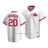 Camiseta Beisbol Hombre Cincinnati Reds Frank Robinson Cooperstown Collection Primera Blanco
