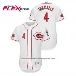 Camiseta Beisbol Hombre Cincinnati Reds Jose Iglesias Flex Base Blanco