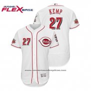 Camiseta Beisbol Hombre Cincinnati Reds Matt Kemp Primera Flex Base Blanco