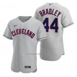 Camiseta Beisbol Hombre Cleveland Guardians Bobby Bradley Autentico Road Gris