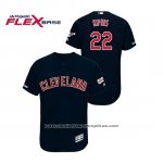 Camiseta Beisbol Hombre Cleveland Indians Jason Kipnis 150th Aniversario Patch 2019 All Star Flex Base Azul Camiseta Beisbol Hombre Cleveland Indians Jason Kipnis 150th Aniversario Patch 2019 All Star Flex Base Azul