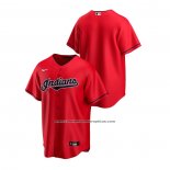 Camiseta Beisbol Hombre Cleveland Indians Replica Alterno Rojo