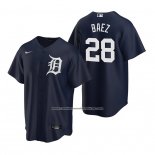 Camiseta Beisbol Hombre Detroit Tigers Javier Baez Replica Alterno Azul