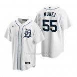 Camiseta Beisbol Hombre Detroit Tigers Renato Nunez Replica Primera Blanco