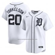 Camiseta Beisbol Hombre Detroit Tigers Spencer Torkelson Primera Limited Blanco