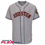 Camiseta Beisbol Hombre Houston Astros Blank Gris Flex Base Autentico Collection