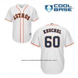 Camiseta Beisbol Hombre Houston Astros Dallas Keuchel 60 Blanco Primera Cool Base