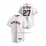 Camiseta Beisbol Hombre Houston Astros Jose Altuve Replica Primera Blanco