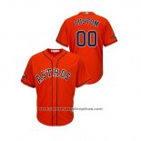 Camiseta Beisbol Hombre Houston Astros Personalizada 2019 Postemporada Cool Base Naranja