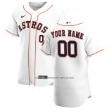 Camiseta Beisbol Hombre Houston Astros Personalizada Autentico Primera Blanco
