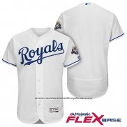 Camiseta Beisbol Hombre Kansas City Royals Blanco Flex Base