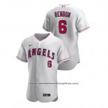 Camiseta Beisbol Hombre Los Angeles Angels Anthony Rendon Autentico Blanco