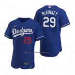 Camiseta Beisbol Hombre Los Angeles Dodgers Billy Mckinney Autentico Alterno Azul