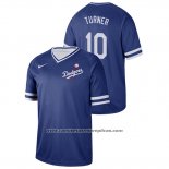 Camiseta Beisbol Hombre Los Angeles Dodgers Justin Turner Cooperstown Collection Legend Azul