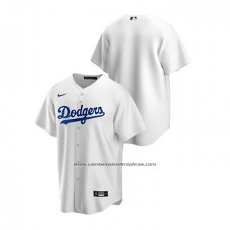 Camiseta Beisbol Hombre Los Angeles Dodgers Replica Primera Blanco