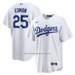 Camiseta Beisbol Hombre Los Angeles Dodgers Tommy Edman Primera Replica Blanco