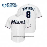 Camiseta Beisbol Hombre Miami Marlins Don Mattingly Cool Base Primera 2019 Blanco