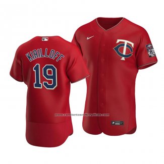 Camiseta Beisbol Hombre Minnesota Twins Alex Kirilloff Autentico Alterno Rojo