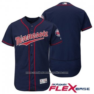 Camiseta Beisbol Hombre Minnesota Twins Azul Flex Base Autentico Collection