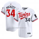 Camiseta Beisbol Hombre Minnesota Twins Kirby Puckett Primera Limited Blanco