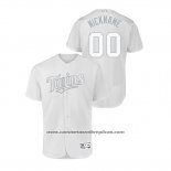 Camiseta Beisbol Hombre Minnesota Twins Personalizada 2019 Players Weekend Autentico Blanco