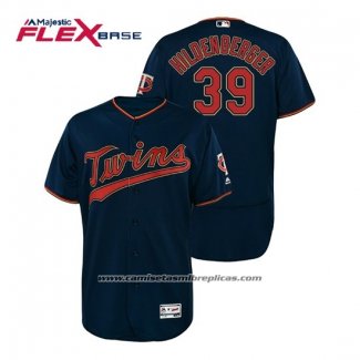 Camiseta Beisbol Hombre Minnesota Twins Trevor Hildenberger Flex Base Autentico Collezione Alterno Azul