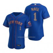 Camiseta Beisbol Hombre New York Mets Jeff Mcneil Autentico Azul