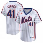 Camiseta Beisbol Hombre New York Mets Tom Seaver Throwback Cooperstown Limited Blanco